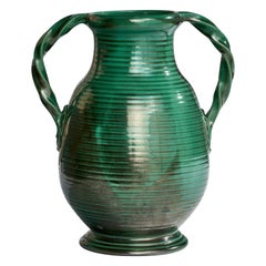 Upsala Ekeby, Vase, Earthenware, Sweden, 1930s