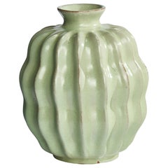 Upsala Ekeby, Vase, Earthenware, Sweden, 1930s