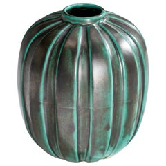 Upsala Ekeby, Vase, Earthenware, Sweden, 1930s