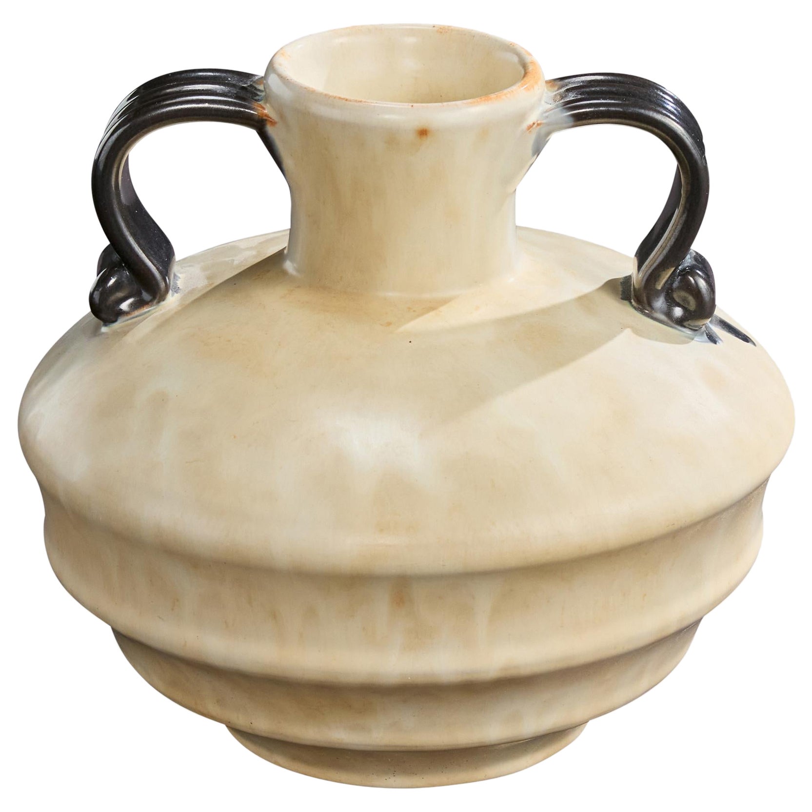 Upsala Ekeby, Vase, Earthenware, Sweden, 1930s in vendita