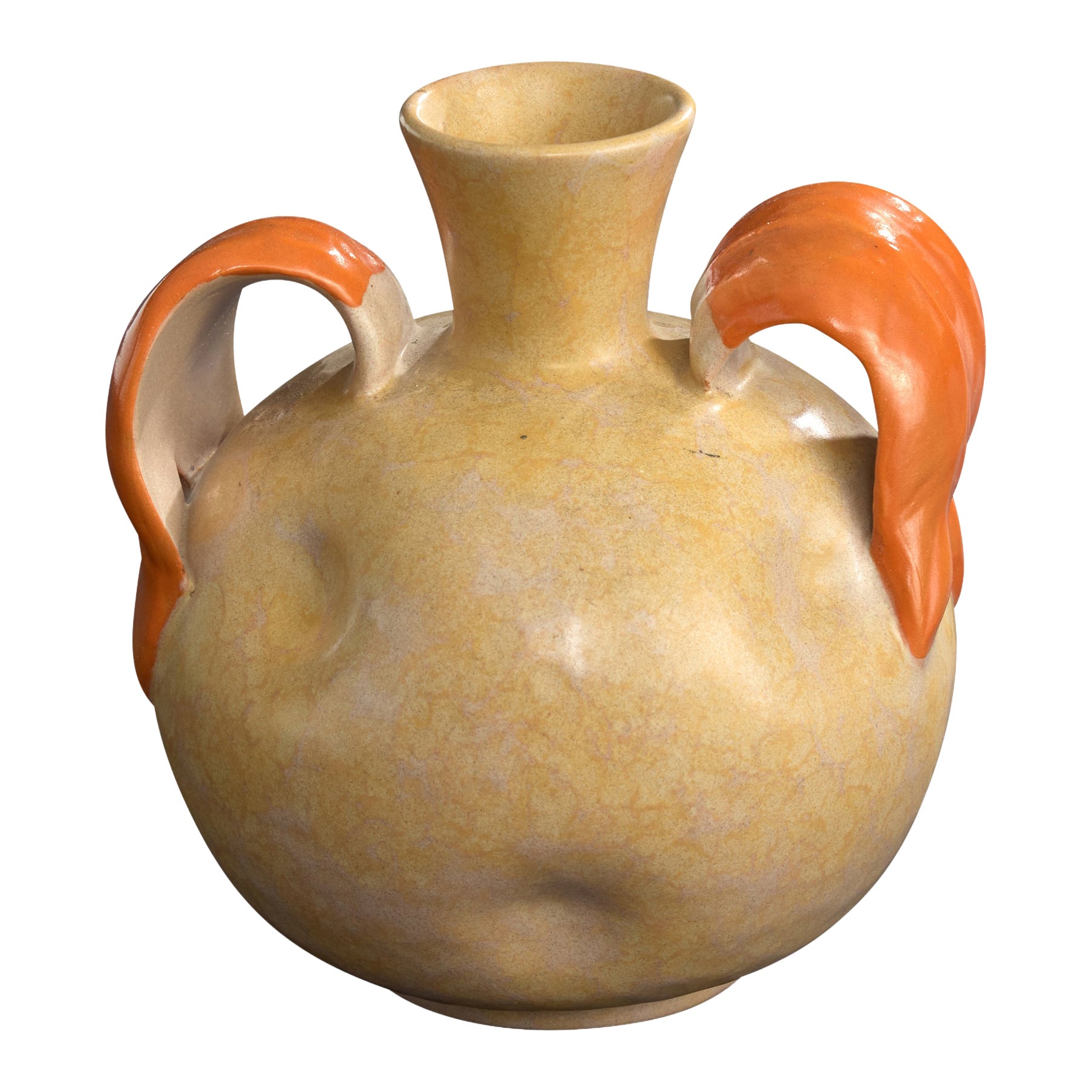 Upsala Ekeby, Vase, Earthenware, Sweden, 1930s For Sale