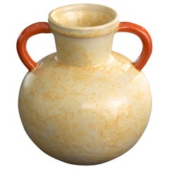 Vase en faïence de Upsala Ekeby, Suède, années 1930