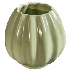 Upsala Ekeby, Vase, Steingut, Schweden, 1930er Jahre