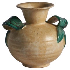 Upsala Ekeby, Vase, Steingut, Schweden, 1930er Jahre