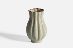 Upsala Ekeby, Vase, Earthenware, Sweden, 1940s