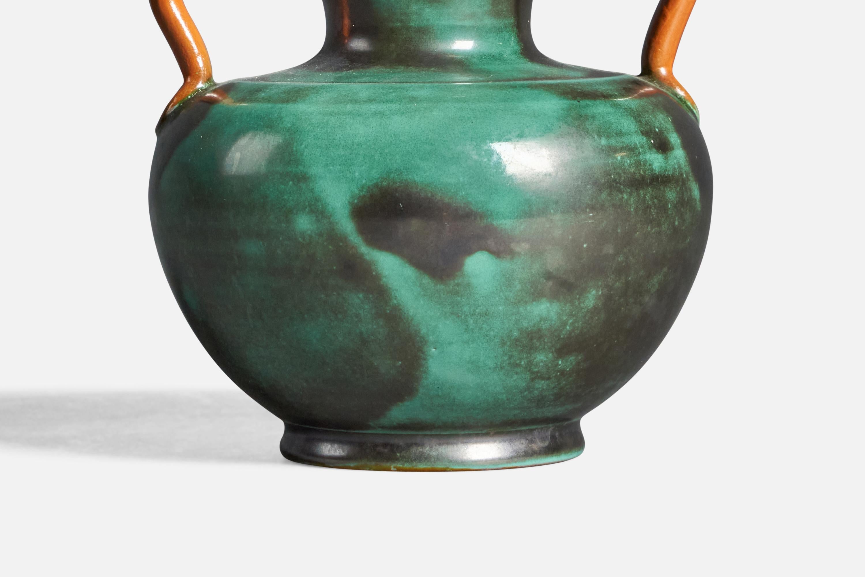 Upsala Ekeby, Vaso, Terracotta, Svezia, anni '40 In condizioni buone in vendita a High Point, NC