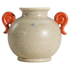 Upsala-Ekeby, Vase, Earthenware, Sweden, 1940s