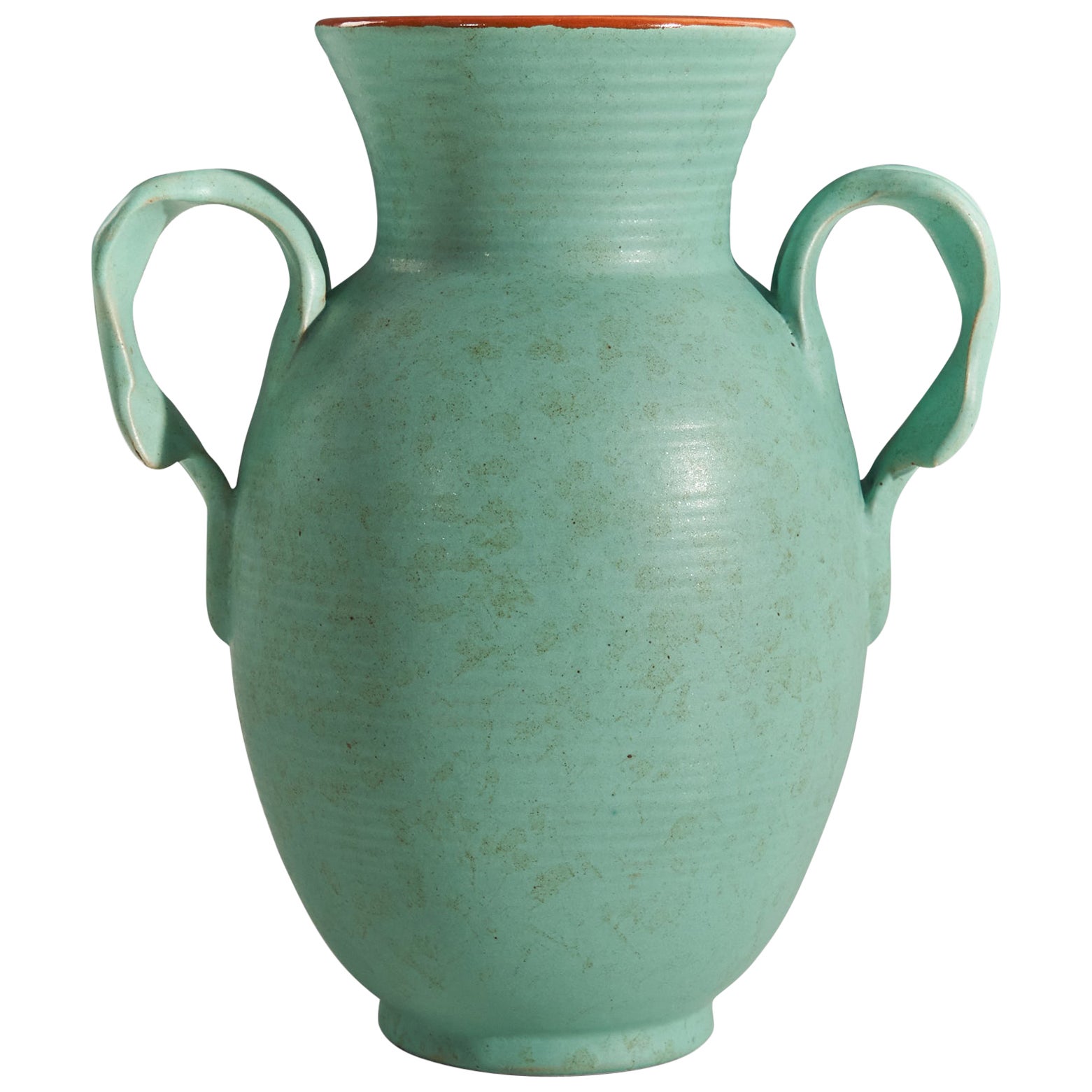Upsala-Ekeby, Vase, Earthenware, Sweden, 1940s