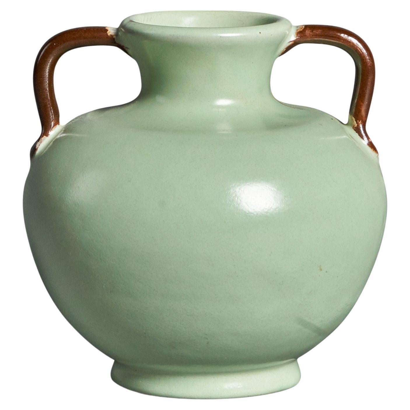 Upsala Ekeby, Vase, Earthenware, Sweden, 1940s