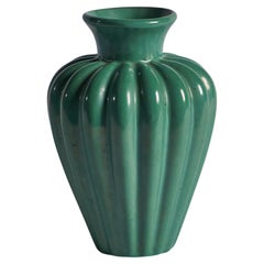 Vintage Upsala Ekeby, Vase, Earthenware, Sweden, 1940s