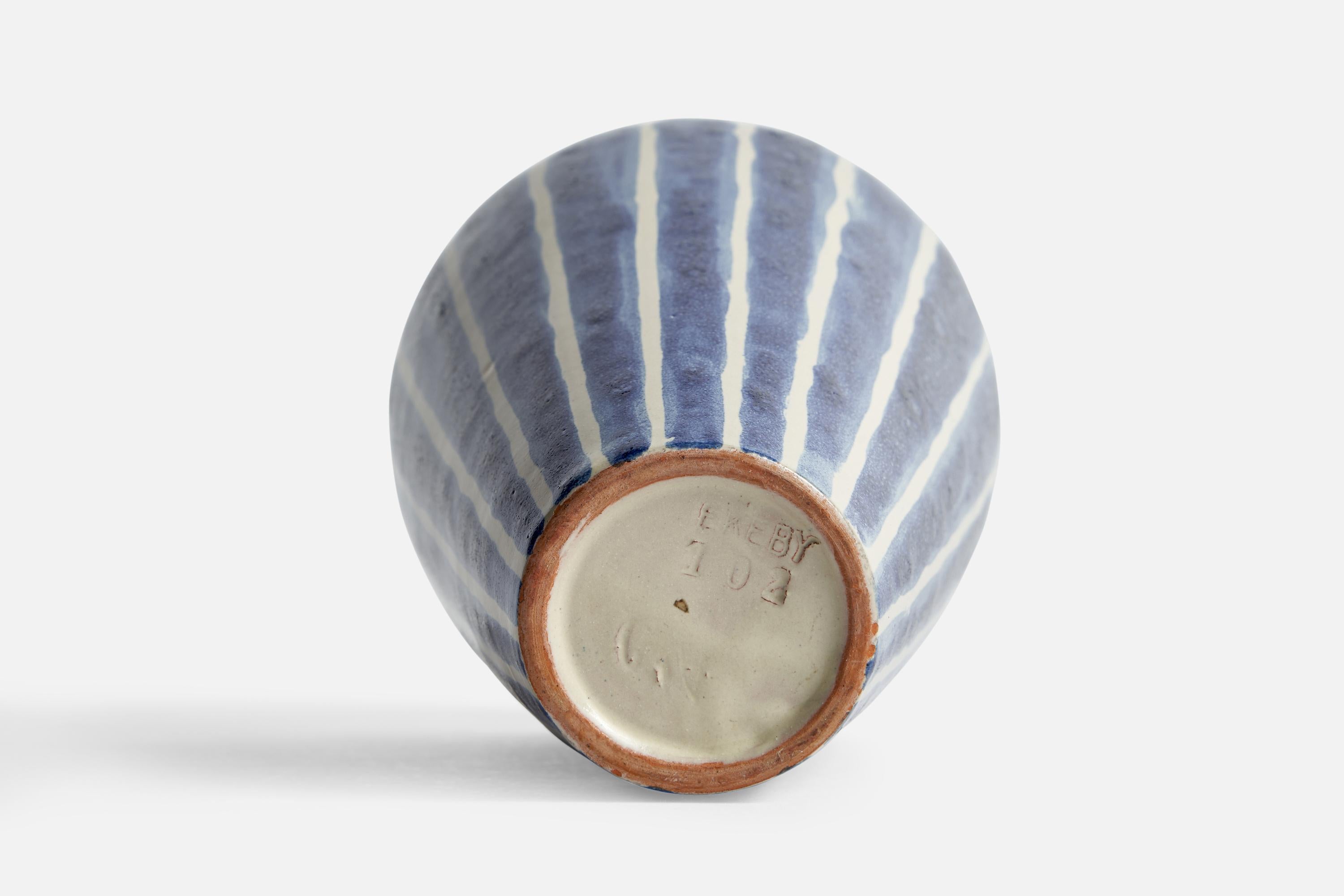 Cotto Upsala Ekeby, Vaso, Terracotta, Svezia, anni '1950 in vendita