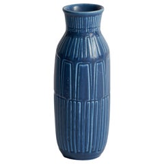 Upsala Ekeby, Vase, Steingut, Schweden, 1950er Jahre