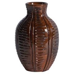 Upsala Ekeby, Vase, Steingut, Schweden, 1950er Jahre