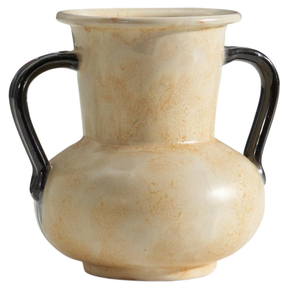 Upsala-Ekeby, Vase, Glazed Earthenware, Sweden, 1940s
