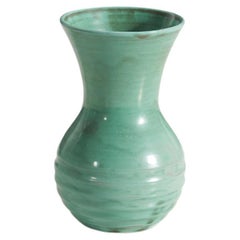 Vintage Upsala-Ekeby, Vase, Glazed Earthenware, Sweden, 1940s