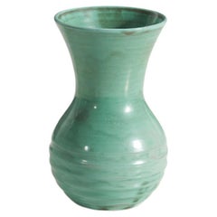 Vase vonsala-Ekeby, glasiertes Steingut, Schweden, 1940er Jahre