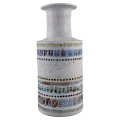 Bitossi vase in glazed ceramics.  Mid-20th C.