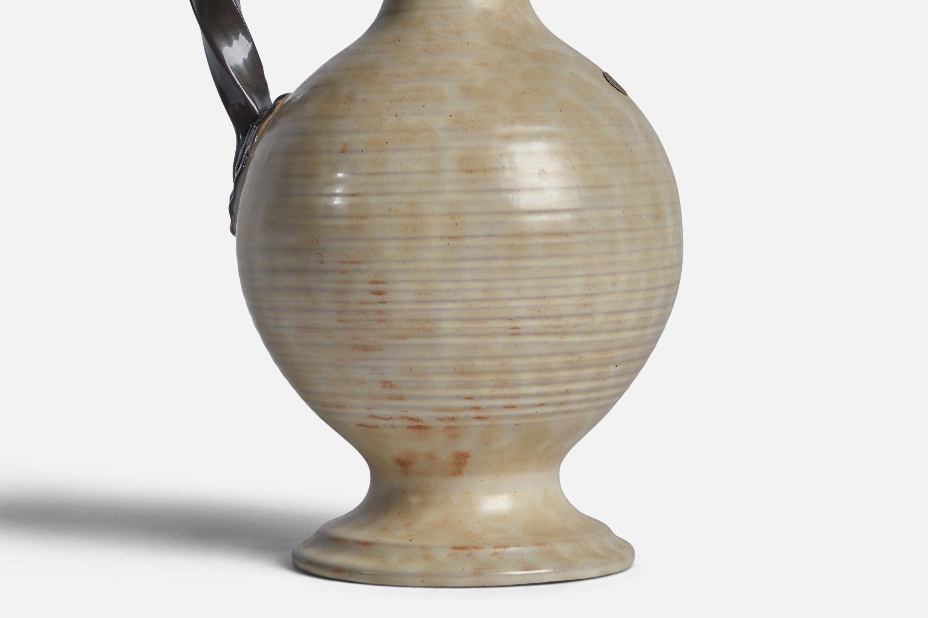 Swedish Upsala-Ekeby, Vase or Pitcher, Glazed Earthenware, Sweden, 1940s