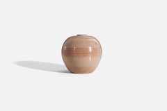 Upsala-Ekeby, Vase, Pink-Glazed Earthenware, Sweden, 1940s