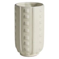 Upsala-Ekeby, White-Glazed Earthenware, Sweden, 1940s