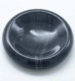 Up&Up Style Black Marquina Marble Centerpiece or Empty Pockets, Italy 1970