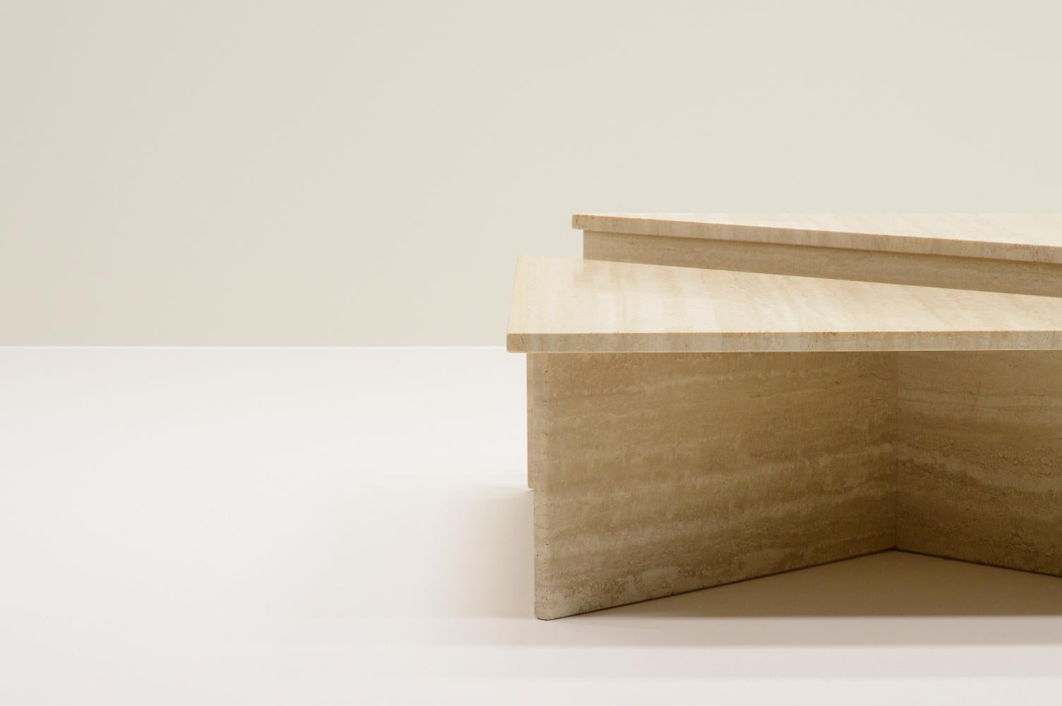 vintage triangle coffee table