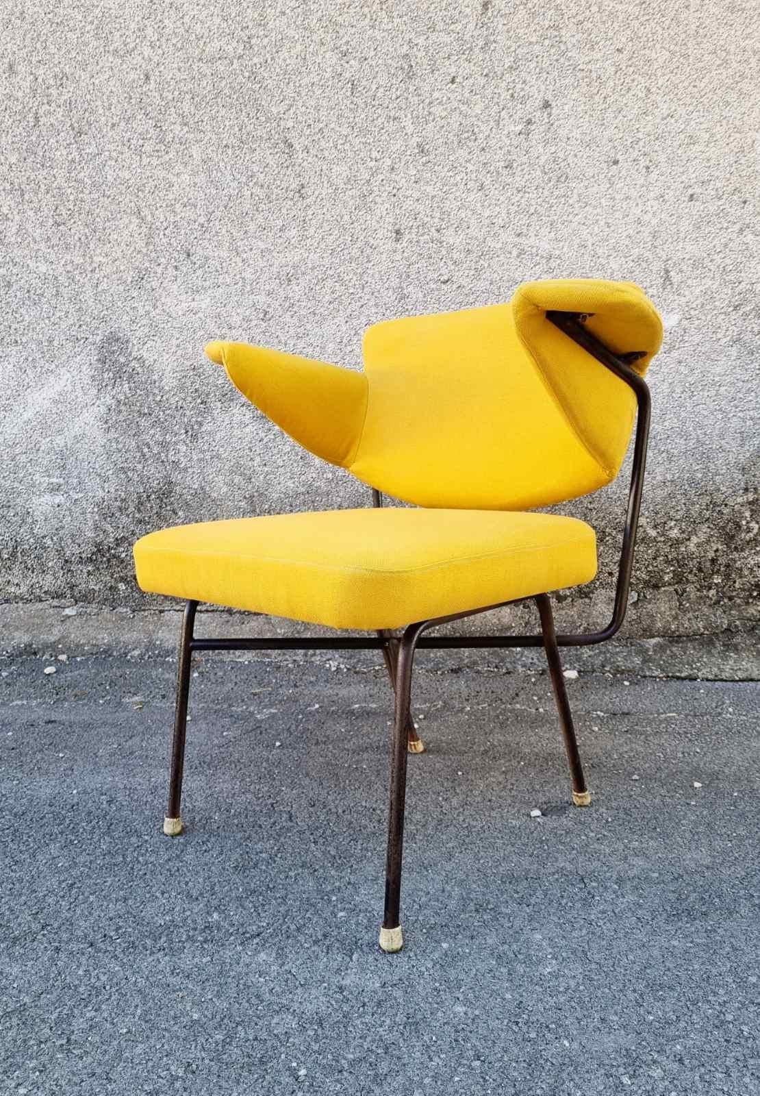 Metal Urania Armchair by Studio BBPR for Arflex, Italy 1954