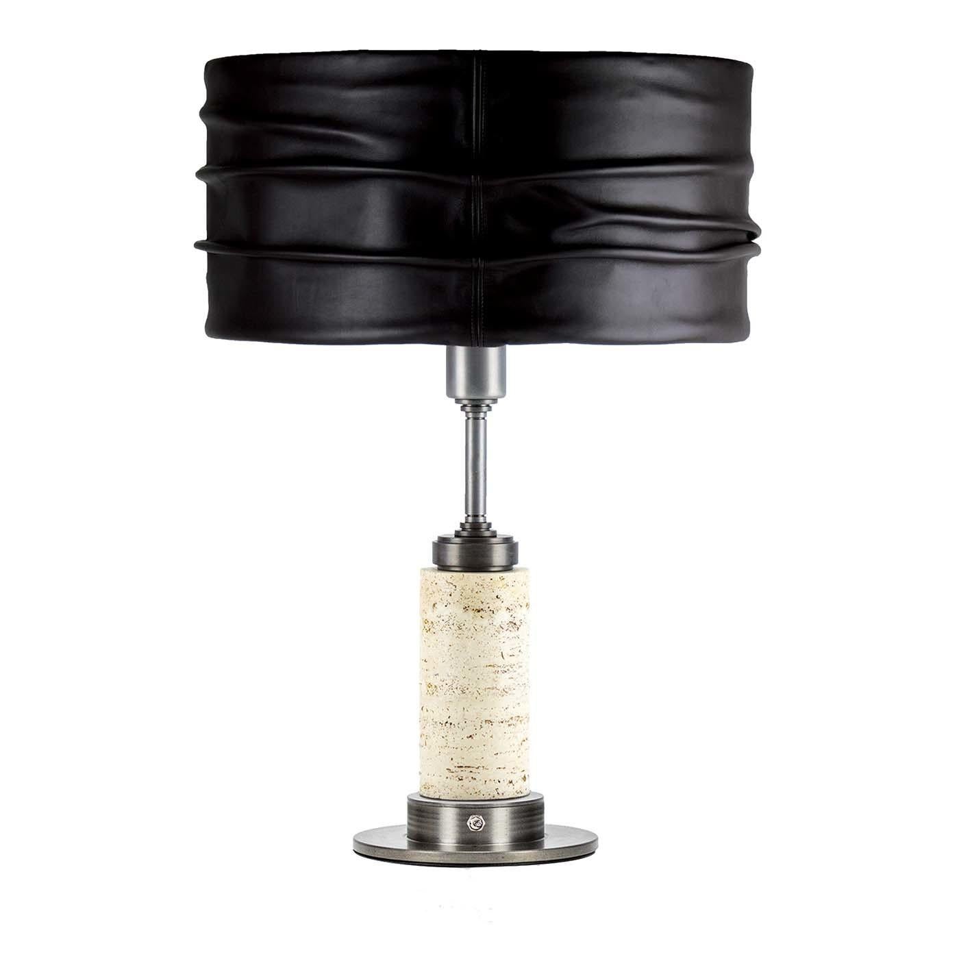 Italian Urania Black Table Lamp by Acanthus