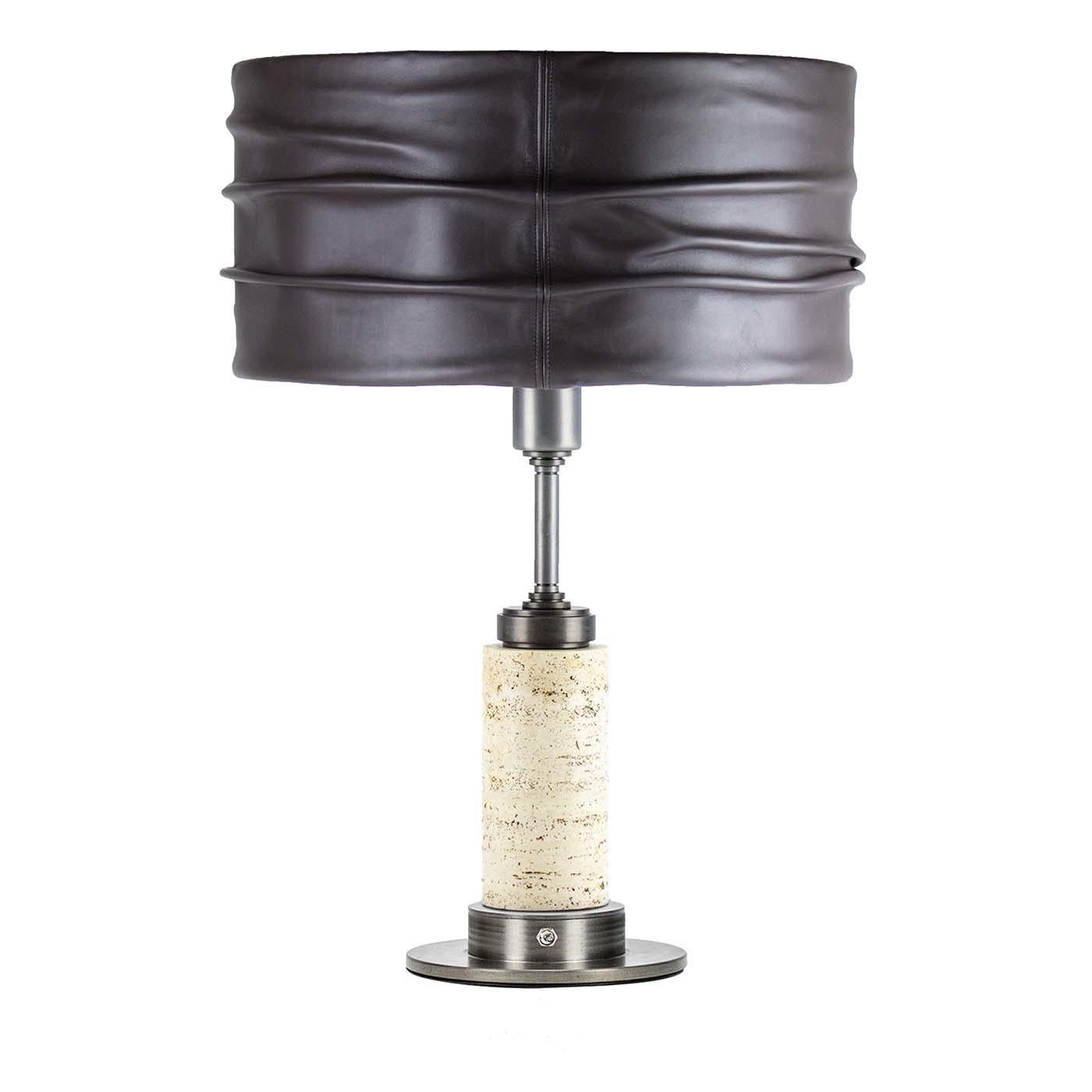Modern Urania Gray Table Lamp by Acanthus