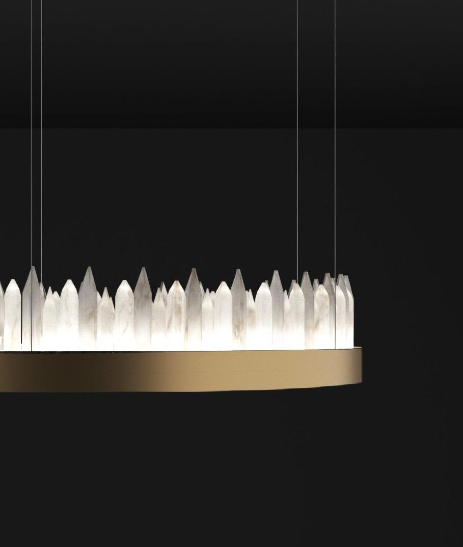 Other Urano Bronze 60 Pendant Light 3 by Alabastro Italiano For Sale