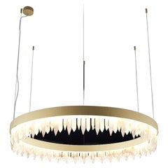 Urano Brushed Brass 60 Pendant Light 1 by Alabastro Italiano