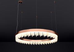 Lampada a sospensione Urano Copper 80 1 di Alabastro Italiano