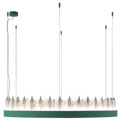 Urano Freedom Green 100 Lámpara colgante 3 by Alabastro Italiano