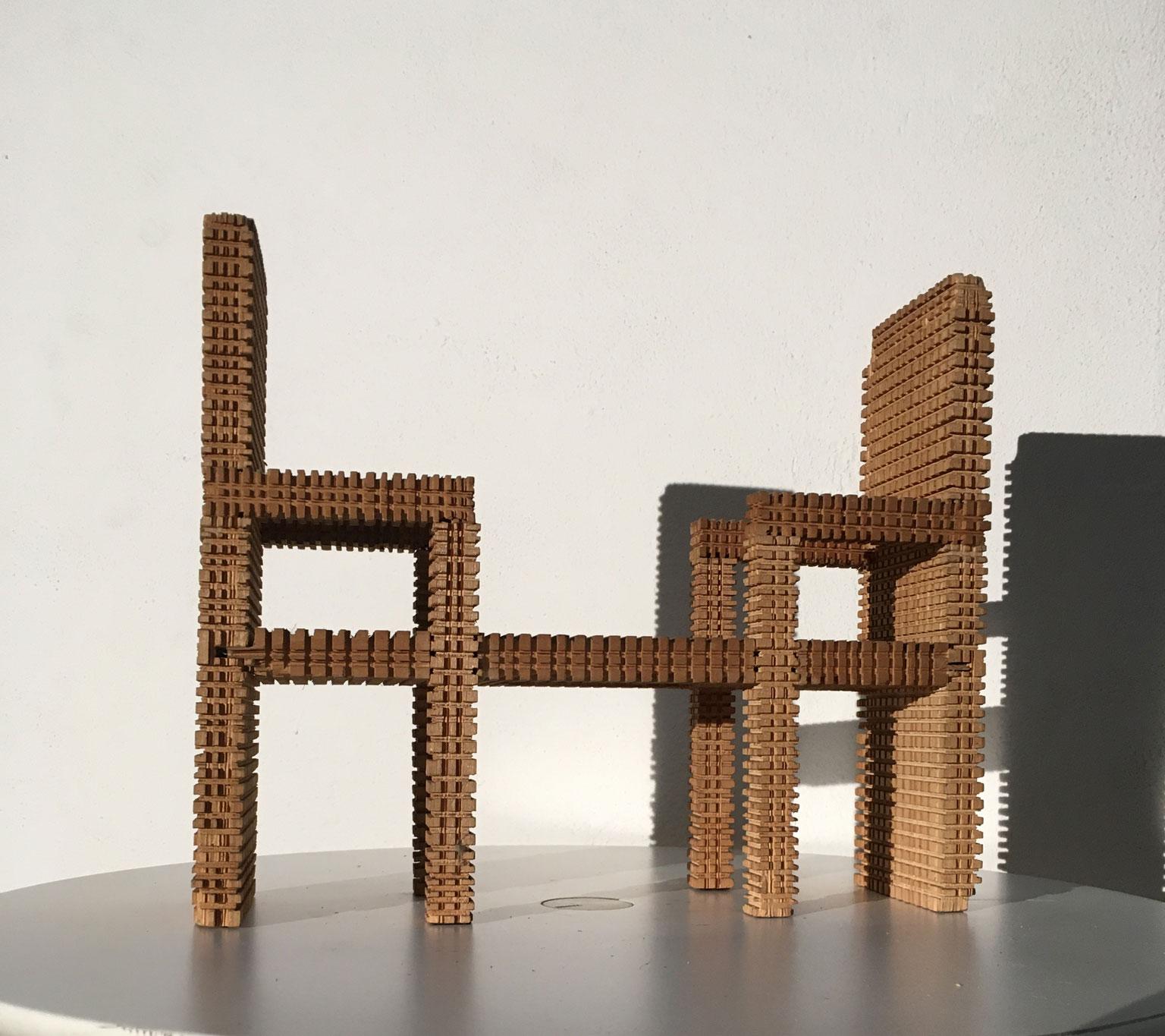 1977 Italy Wooden Abstract Sculpture by Urano Palma Non Dialogo No Words For Sale 10