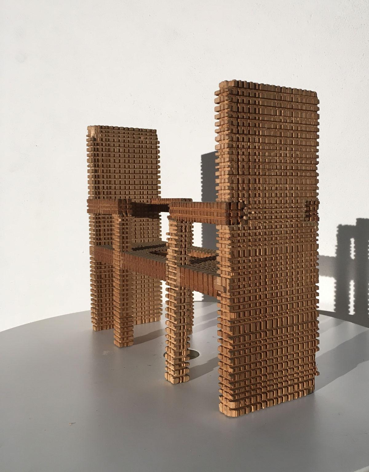1977 Italy Wooden Abstract Sculpture by Urano Palma Non Dialogo No Words For Sale 14