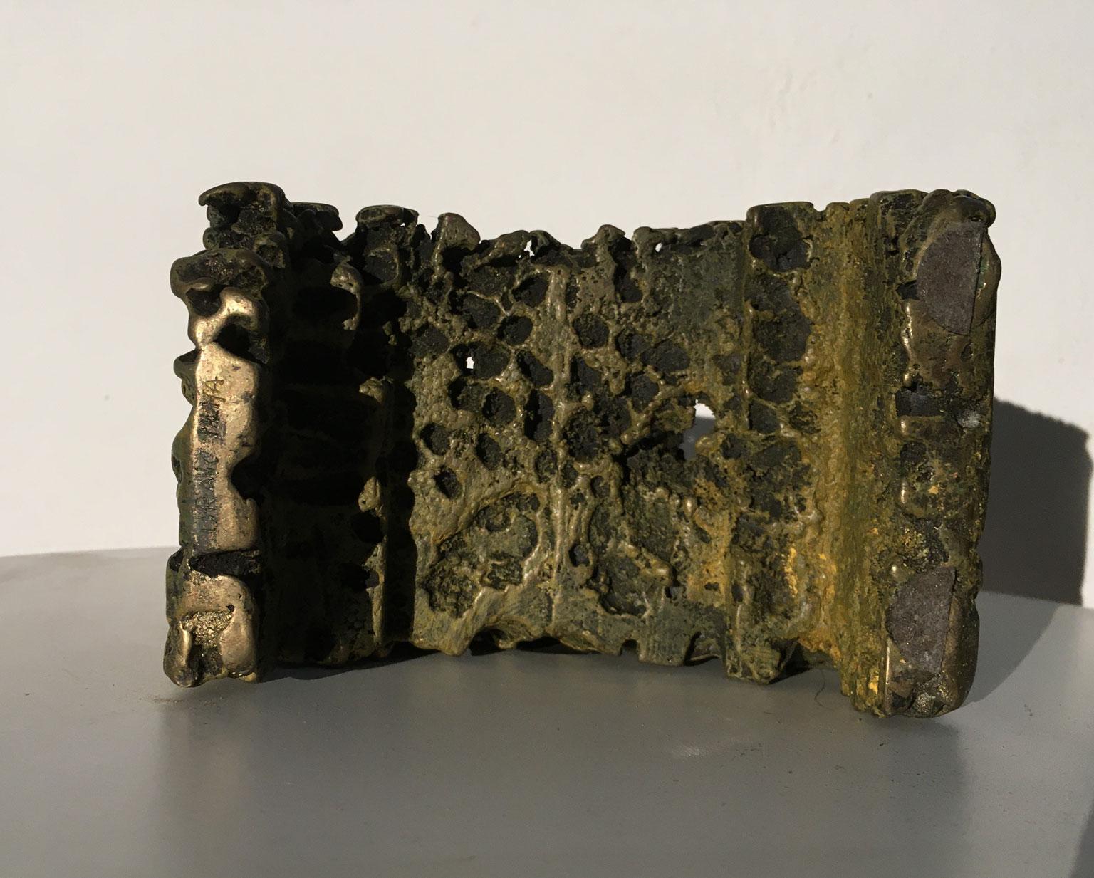 1985 Italia Escultura abstracta de bronce de Urano Palma Trono de Bronzo en venta 14