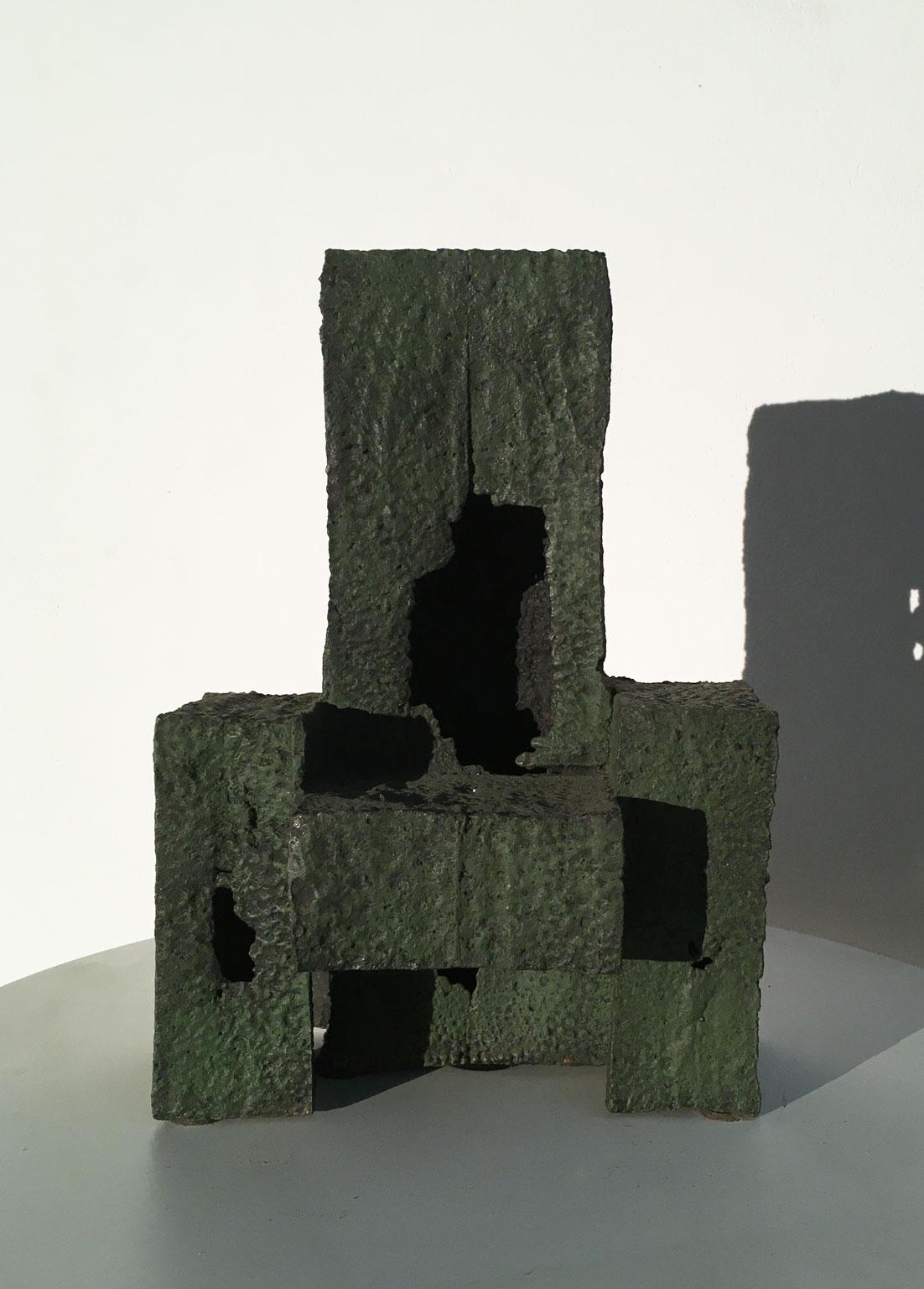 Sculpture abstraite du trône en fonte d'Urano Palma, Italie, 1985 en vente 11