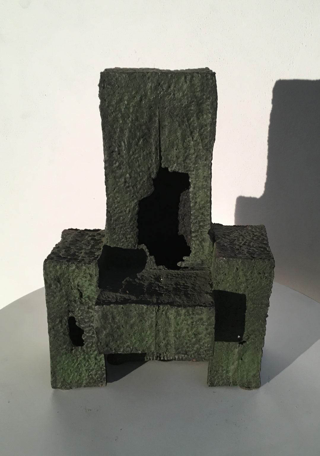 Sculpture abstraite du trône en fonte d'Urano Palma, Italie, 1985 en vente 12