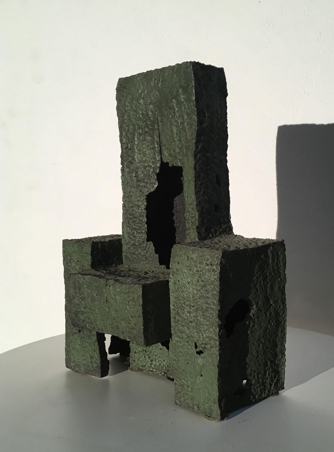 Sculpture abstraite du trône en fonte d'Urano Palma, Italie, 1985 en vente 3