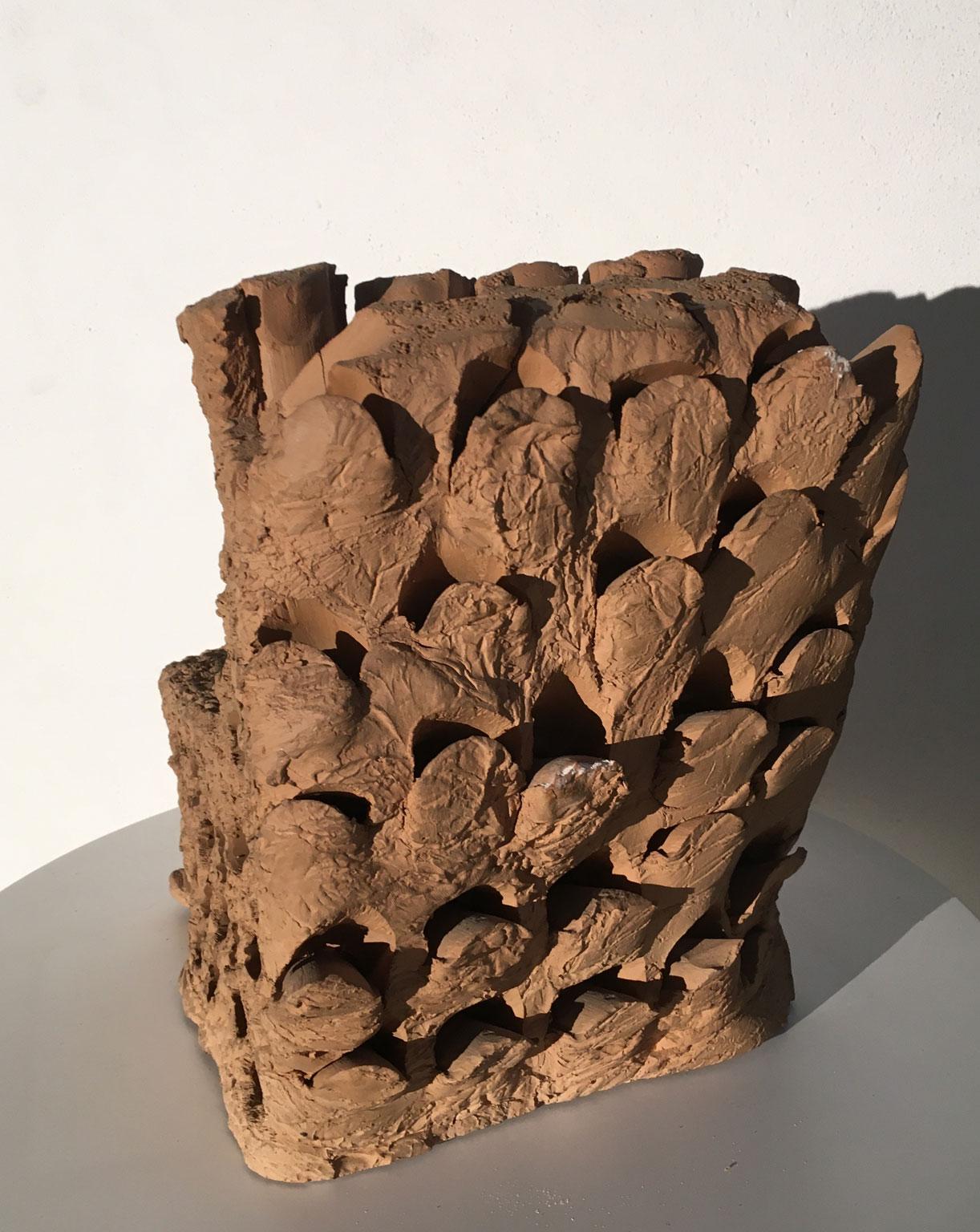 Sculpture abstraite du trône en terre cuite d'Urano Palma, Italie, 1985 en vente 10