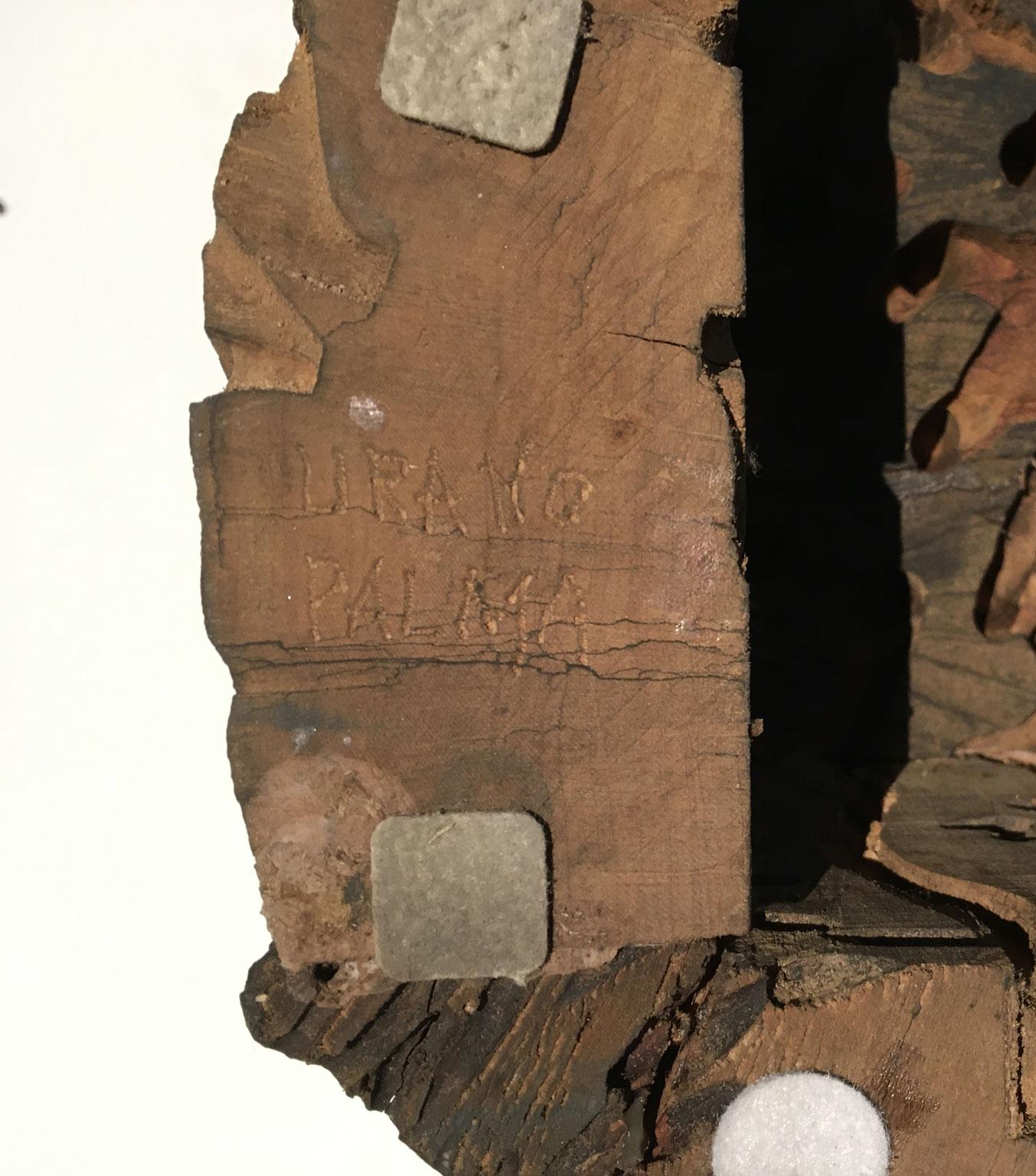 1985 Italia Scultura astratta in legno di Urano Palma Grande Trono Grande in vendita 12