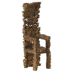 Urano Palma Bronze Stuhl Skulptur - Italien, 1980er Jahre