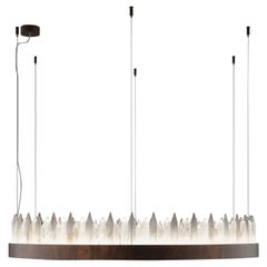 Urano Ruggine de Florencia 100 Lámpara colgante 3 by Alabastro Italiano
