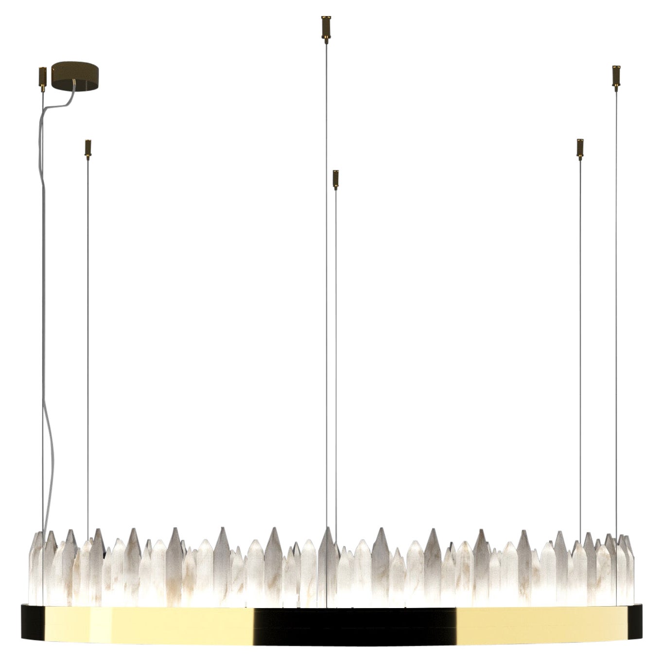 Urano Or brillant 120 Lights Light 3 by Alabastro Italiano
