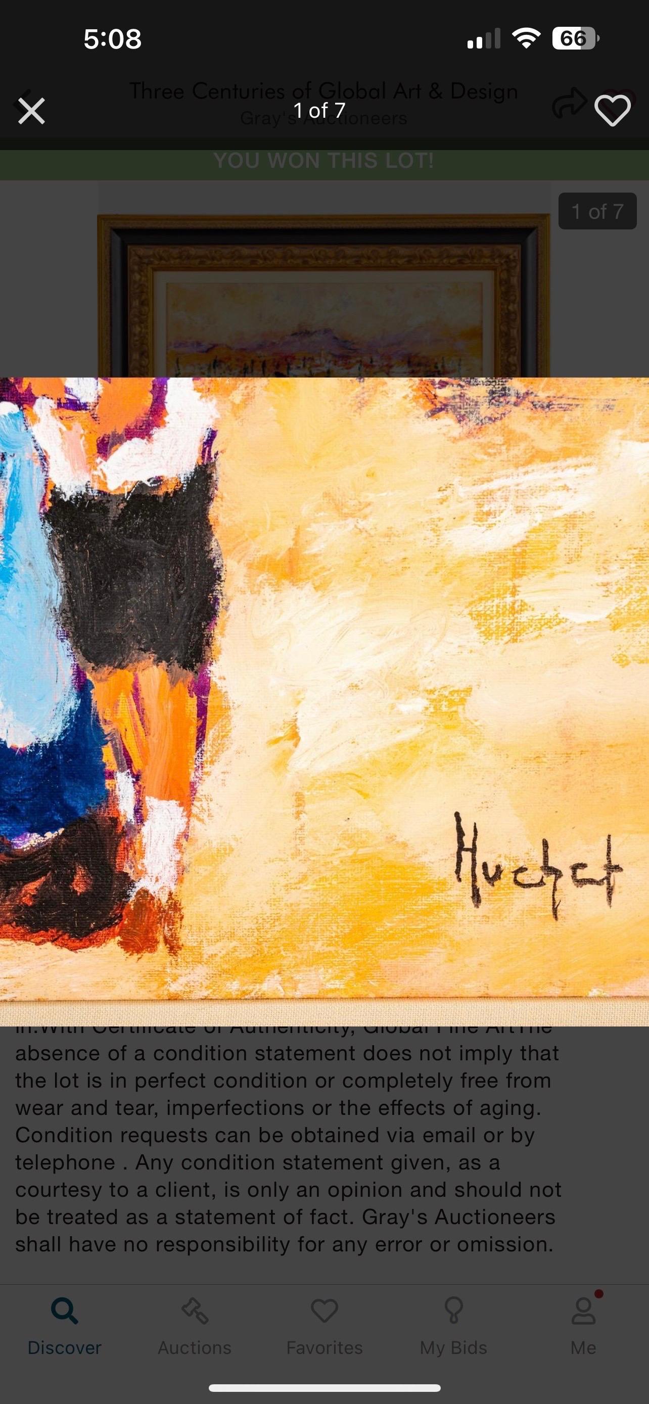 Peinture à l'huile post-impressionniste fauviste française - Picnic champêtre Urbain Huchet en vente 11