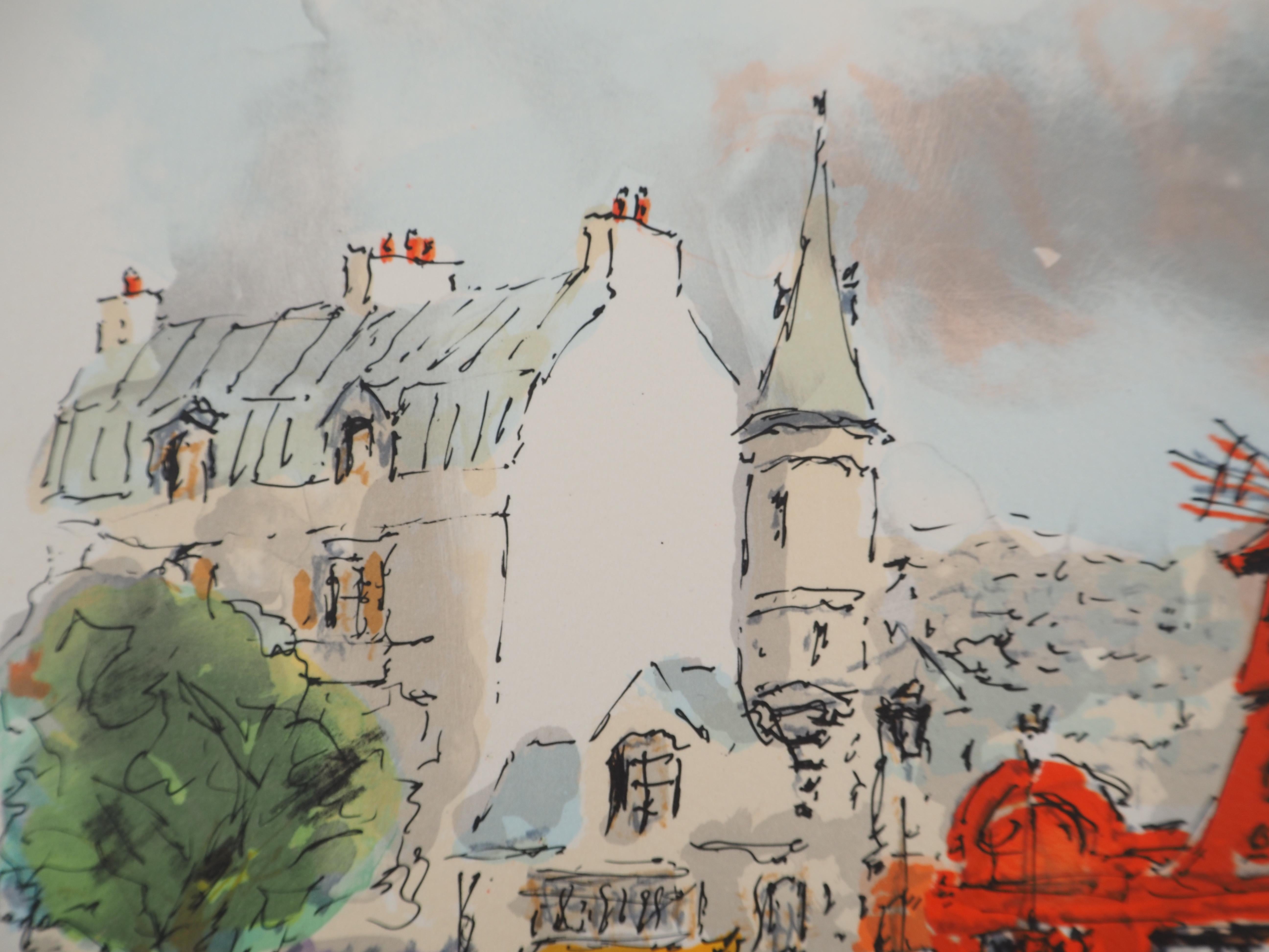 Urbain HUCHET
Montmartre : Cabaret del Moulin Rouge, 1970

Litografía original
Firmado a lápiz
Numerado / 295 ejemplares
Tamaño 19 x 27 cm (c. 7,4 x 10,6 pulg.)

Excelente estado