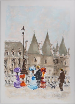 Paris : la Conciergerie - Lithographie signée