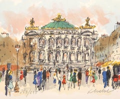 Paris Opera : Palace Garnier - Original Lithograph, Handsigned and Numbered