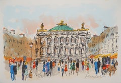 Paris Opera : Palace Garnier - Original Lithograph, Handsigned and Numbered