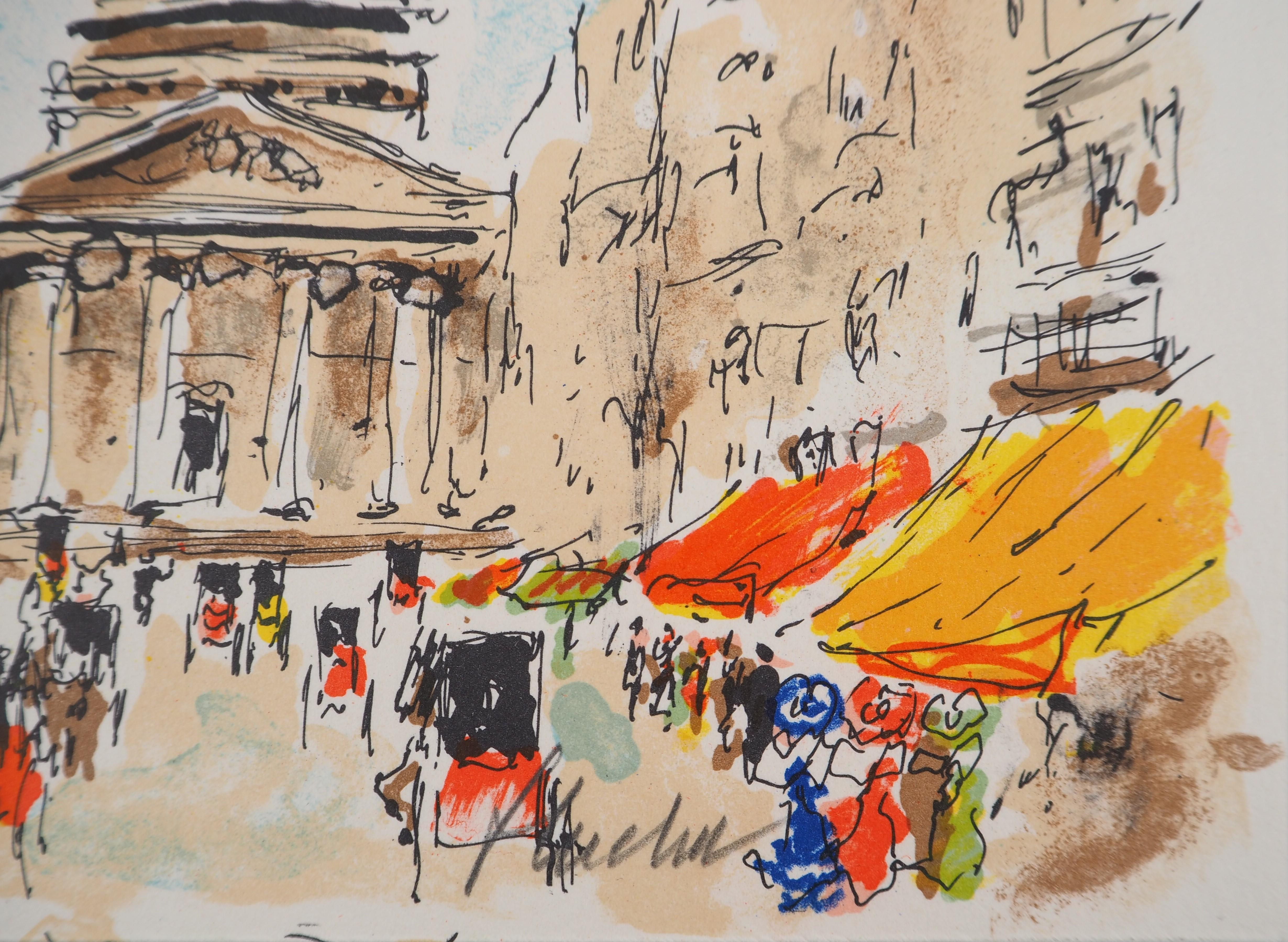 Urbain HUCHET
París : Barrio Latino y Panteón , c. 1980

Litografía original
Firmado a lápiz por el artista
Numerado / 350 ejemplares
Sobre vitela Arches 14 x 18 cm (c. 6 x 7 in)

Excelente estado